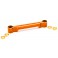 Draglink, steering, 6061-T6 aluminum (orange-anodized)