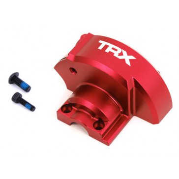 Cover, gear (red-anodized 6061-T6 aluminum)