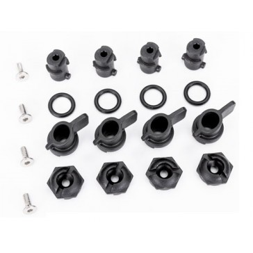 Nuts, hatch mounting (hatch nuts (4), wing nuts (4))/ shafts (4)/ o-r