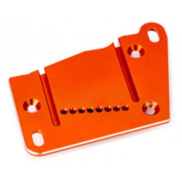 Motor mount cap, 6061-T6 aluminum (orange-anodized)