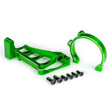 Motor mounts (front & rear) (green-anodized 6061-T6 aluminum)/ 3x10mm