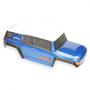OUTBACK GEO 4x4 PC BLUE BODYSHELL & DECAL (NO ACC.)