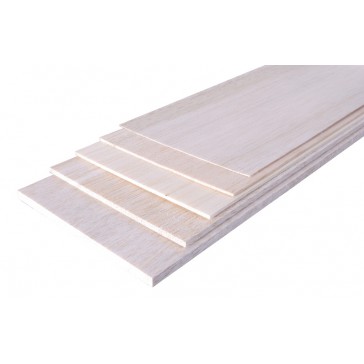 BALSA Plankje 1000 x 100 x  4   mm