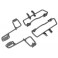 Body cage (front & rear, left & right) (fits 10411 body)