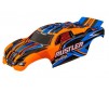 Body, Rustler (also fits Rustler VXL), orange (painted, decals applie