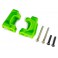 Caster blocks (c-hubs), extreme heavy duty, green (left & right)/ 3x2