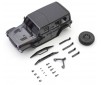 Carrosserie Jeep Wrangler Rubicon Grey Mini-Z 4X4 MX01