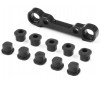 XB8 ALU FRONT LOWER SUSP. HOLDER FOR SEMI-SPLIT BULKHEAD - FRONT