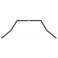 ANTI-ROLL BAR FOR BALL-BEARINGS - REAR 2.0 MM