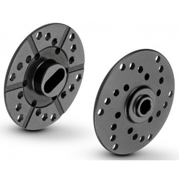 ALU 2-PAD SLIPPER CLUTCH PLATES - VENTILATED - SET