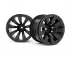 Quantum+ XT 3.2in Wheel (Black/2pcs)