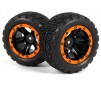 Slyder ST Wheels/Tires Assembled (Black/Orange)