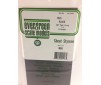 EG Zwarte 6"x12" plaat 0.15 (1s.)