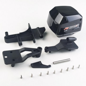 SCALE OUTBOARD ENGINE AND RUDDER,REAR SHAFT SET