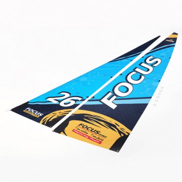 FOCUS V3 BLUE MAIN SAILS & JIB SAILS SET
