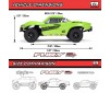 1/10 FURY MEGA 550 2WD Short Course Truck RTR Green