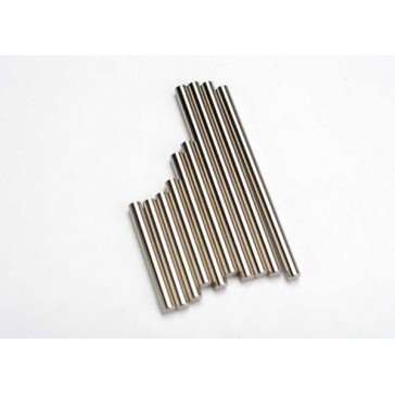 Suspension pin set, complete (hardened steel, front & rear),