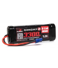 7.2V 3300mAh 6-Cell Speedpack2 Flat NiMH Battery: EC3
