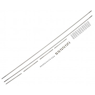 Pushrod Set w/Ball Links: Super Timber 1.7m