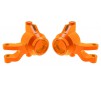 Steering blocks, 6061-T6 aluminum (orange-anodized) (left & right)/ 3