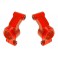 Carriers, stub axle, 6061-T6 aluminum (red-anodized) (left & right)
