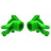 Steering blocks, left & right (green)