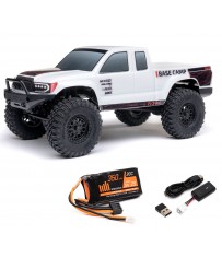 1/24 SCX24 Base Camp 4x4 Rock Crawler Brushed RTR - White