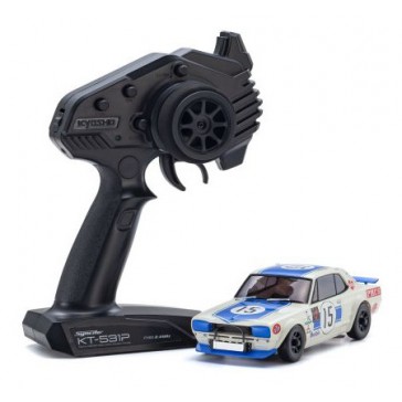 Mini-Z AWD Skyline 2000GT-R KPGC10 Racing'72 Blue No15 (MA020/KT531P)