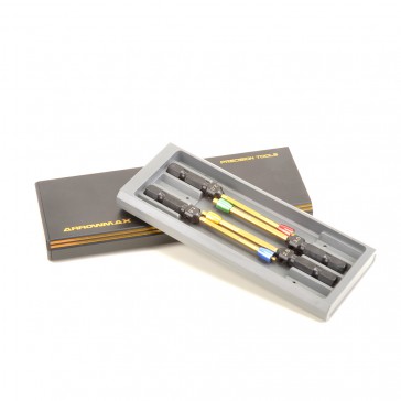 Power Tool Tip Set 4pcs + Alloy Case B/Golden