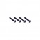 3x18mm Top Hat Titanium Screw - Burnt Blue - 4pc