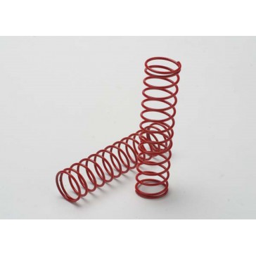 Springs, red (for big bore shocks) (2.5 rate) (2)