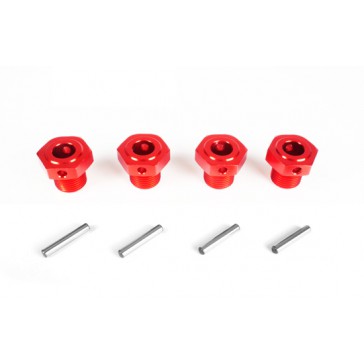Hexagones de roues  17mm + axes
