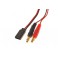 DISC.. Charge lead : RX female JR connector  (22awg PVC wire)