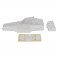 RC10 PROTECH BODYSHELL AND WING (CLEAR)