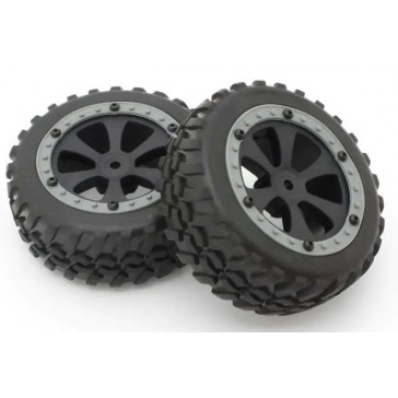 Pre-Glued Tires EZ Series SandMaster 1:10 EP (2)
