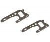 Plaques laterales avant Kyosho Optima Pro (2) Gun Metal