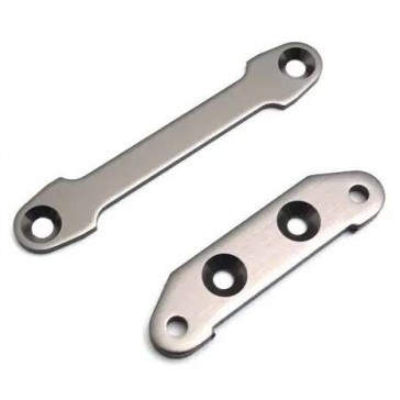 Front suspension plate set Optima Pro (2) Gun Metal