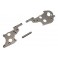Rear side plate set Optima Pro (2) Gun Metal