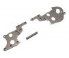 Rear side plate set Optima Pro (2) Gun Metal