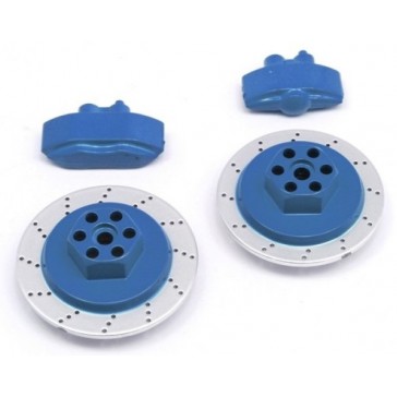 E10 Brake Disc & Caliper Set (Blue 4 pcs)
