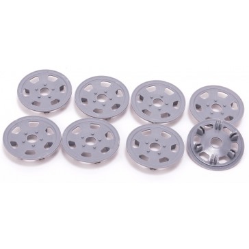 Oval/Mini Wheel Disk Protectors Grey - 4 pr