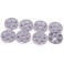 Oval/Mini Wheel Disk Protectors Grey - 4 pr