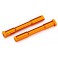 Bellcrank posts, steering (aluminum, orange-anodized)
