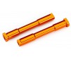 Bellcrank posts, steering (aluminum, orange-anodized)