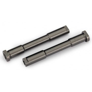 Bellcrank posts, steering (aluminum, gray-anodized)