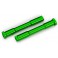 Bellcrank posts, steering (aluminum, green-anodized)