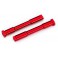 Bellcrank posts, steering (aluminum, red-anodized)