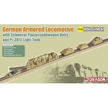 1/144 MINI ARMOR GERMAN ARMORED LOCOMOTIVE PZ.38T