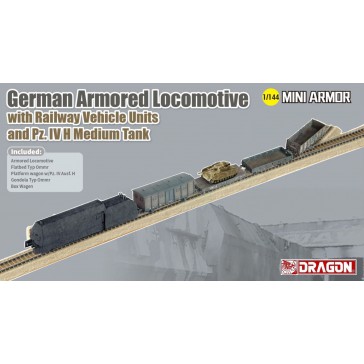 1/144 MINI ARMOR GERMAN ARMORED LOCOMOTIVE PZ.IV H