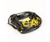 ADJUSTABLE LUGGAGE BUCKLE STRAPS 400MM 5PC-YELLOW